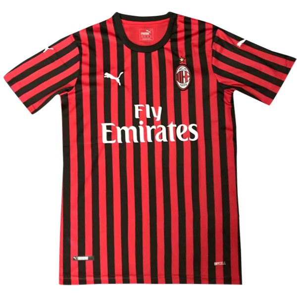 Tailandia Camiseta AC Milan Replica Primera Ropa 2019/20 Rojo